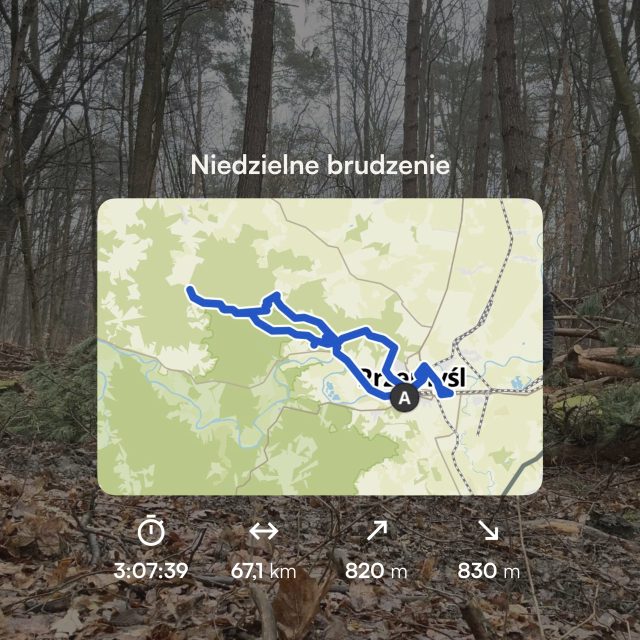 Home Zakończona trasa eMTB w górskim lesie – elektryczny rower MTB po wymagającej jeździe terenowej w okolicach Przemyśla